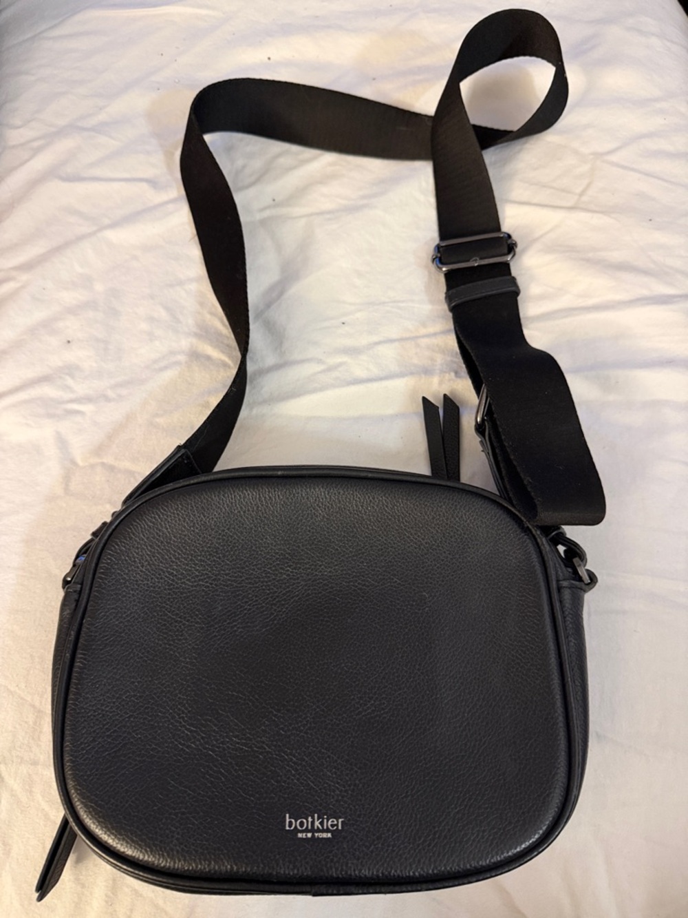 Botkier Black Leather Crossbody Bag